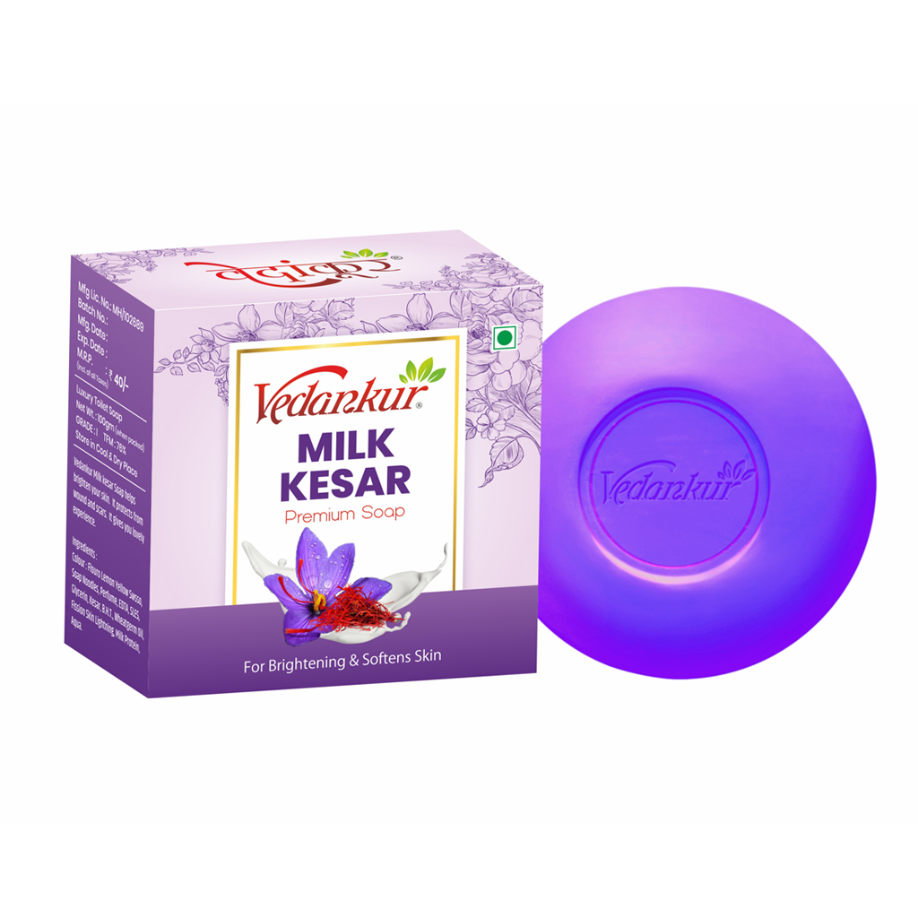 Milk Kesar Soap 75 GM