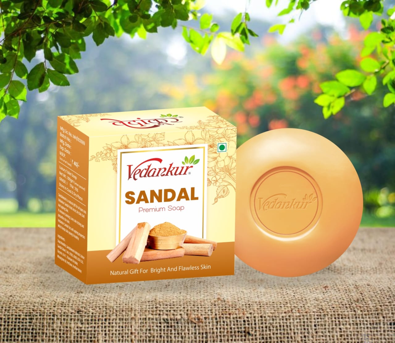 Vedankur Sandal Soap 75 gm